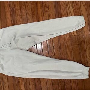Cream H&M sweatpants